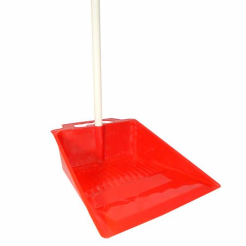 Dustpan Ref GR-001/ RA400 W298*D360*H800mm Plastic Red Pan With White Stick  YBB
