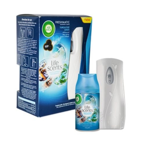 Air Freshener Automatic Sprayer Device [Complete Set] Available Turquoise oasis, Magnolia Cherry, Lavender, Mom Baking Airwick