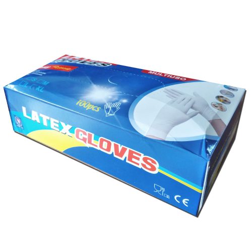Gloves Latex Disposable Gloves Xtra Large [pk100] Guanti Multiuso