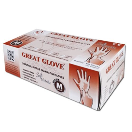 Gloves Nitrile Examination Gloves Medium Great Gloves