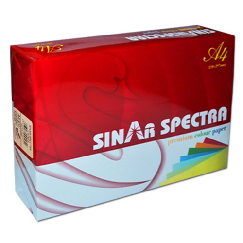 Colour Copy Paper  A4 Red, 80gsm [Reams: 500 Sheets] Sinar Spectra