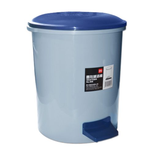 Pedal Trash Bin Ref 958 9.5L 260xH390mm Plastic Deli