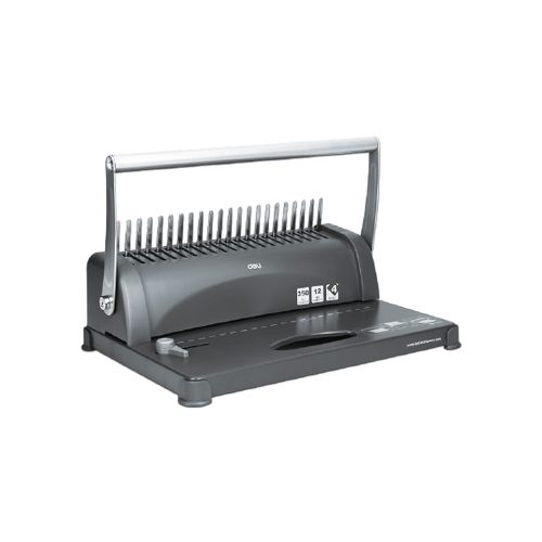Binding Machine Ref E3871 A4 Punch Capacity: 12 Sheets, Combs 350 Sheets Deli