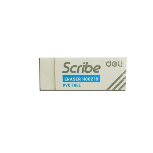 Eraser Scribe Ref H00210
50*20mm, PVC Free, Non Toxic
Deli