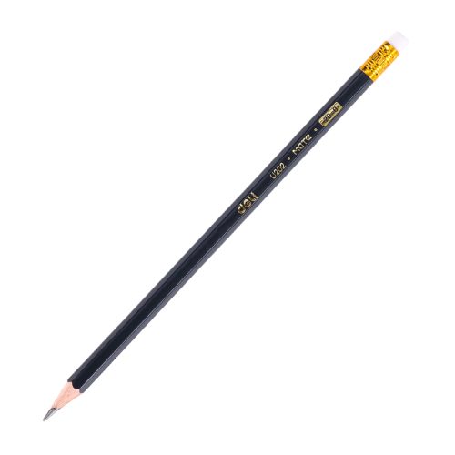 Wood Pencil With Eraser Ref U20200 2B Deli