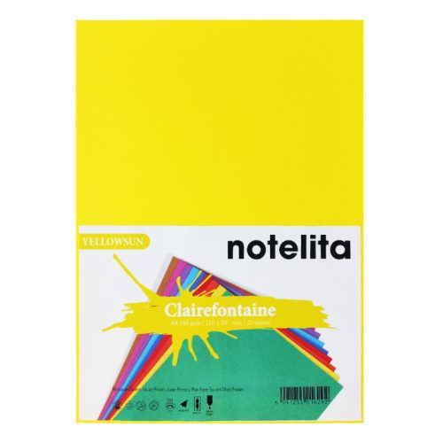 Bristol Paper Ref 1029C A4 Yellow Sun, 160gsm [Pk 20] Clairefontaine