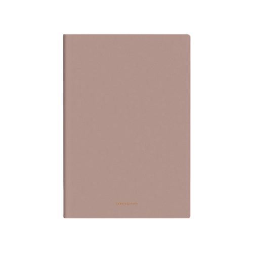 Leather Notebook Ref 22284 A5, 96 Sheets, Brown Deli