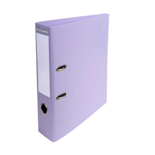 Lever Arch File A4 Ref 53707E 3" Lilac, PVC Exacompta