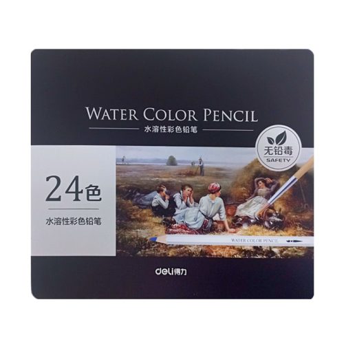Colored Pencil Ref 6521 24 Colors, Assorted  Deli