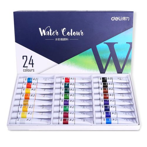 Water Colour Ref 73852 24 Colours, 12ml Deli