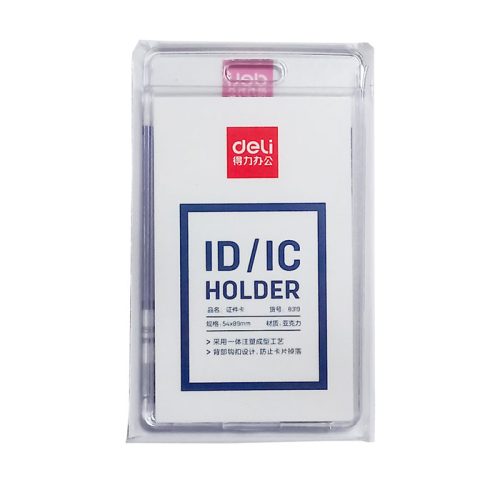 Identity Card Holder Ref 8319 W54*89mm, Transparent, Flexible Deli