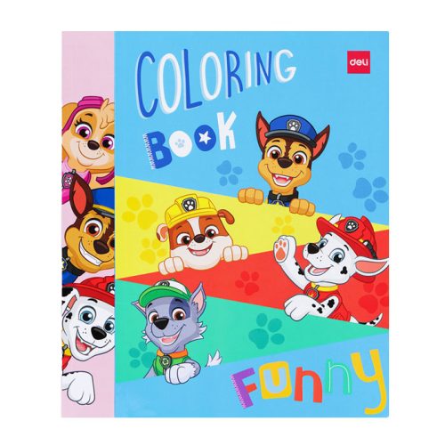 Colouring Book Ref EN029 12 Sheets,120gsm [210*297mm] Pink or Blue Deli