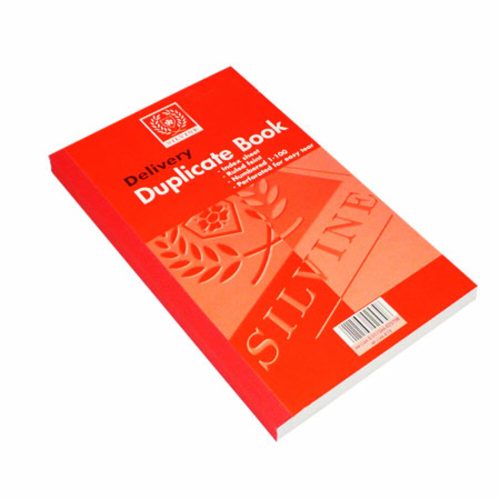 Soft Cover Delivery Duplicate Book Ref 613 W125*D213mm, 100 Duplicate Sheets Ruled  Silvine
