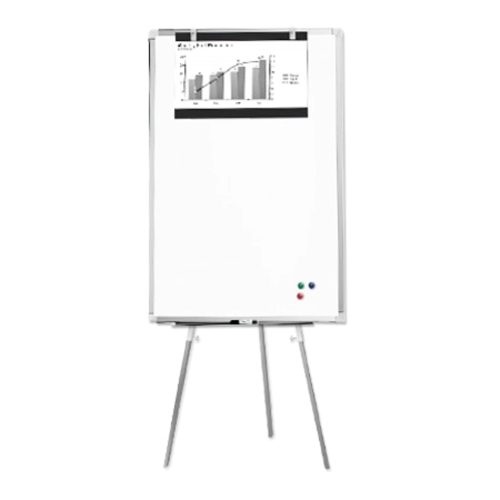 Flipchart Ref E7885 W60*H90cm, erasel black metal stand Deli