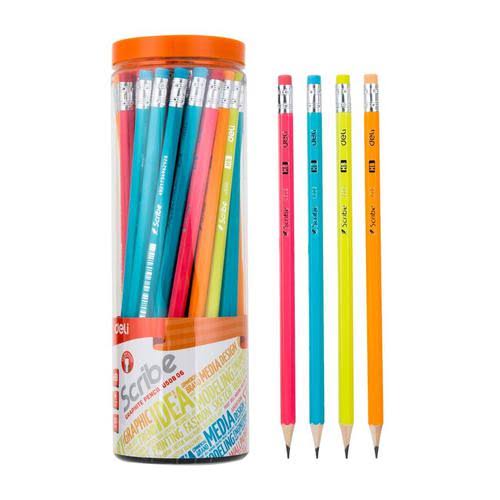 Wood Pencil Ref U50806 HB Scribe [Pk 50] Deli