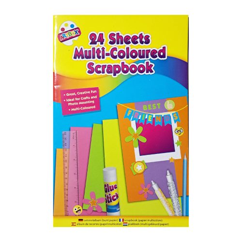 Scrapbook Ref 3058 24 multi coloured sheets Artbox
