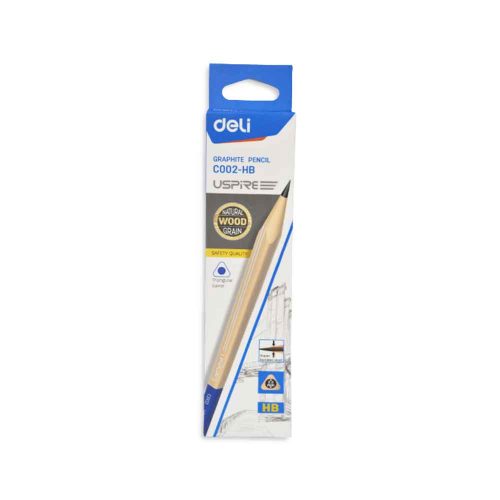 Wood Pencil Ref C002-HB HB [Pk 12] Deli