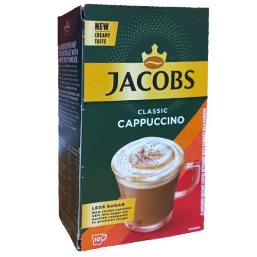 Coffee Cappucinno Classic 148g, 10 Sticks  Jacobs