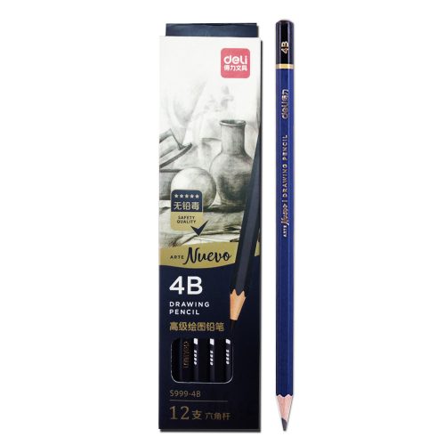 Wood Pencil Ref S999-4B 4B Arte Nuevo [Pk 12] Deli