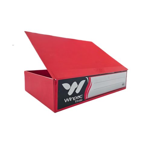Box File Vivida Crimson Red Winpac