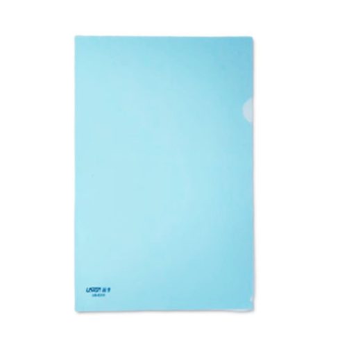 Pocket File L-Shape A4, Blue, Plastic, Transparent Usign