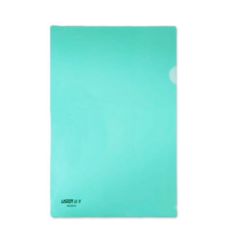 Pocket File L-Shape A4, Green , Plastic, Transparent Usign