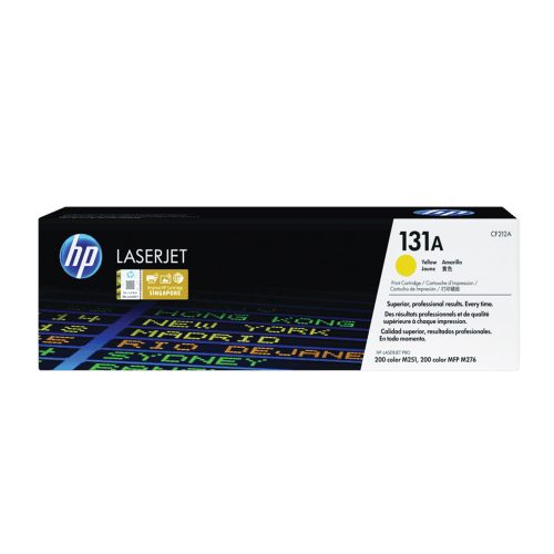 Toner Cartridge Hp 131A Ref CF212A
Yellow
Hewlett Packard