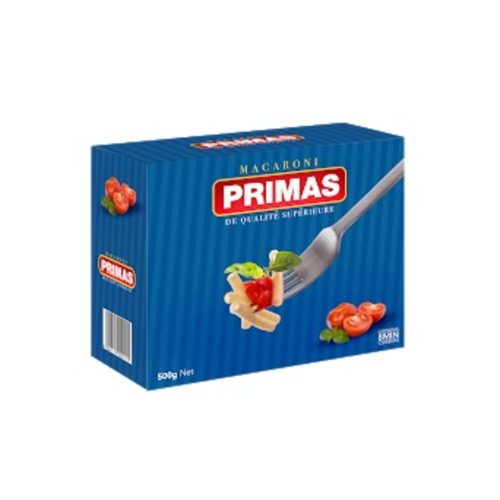Macaroni Pasta
500g
Primas