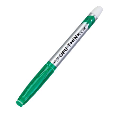 Whiteboard Marker Ref U00650
Green Bullet felt tip:1.5mm
Deli