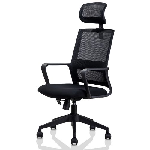 Staff Chair Ref 4503
Ergonomic backrest with headrest
Deli