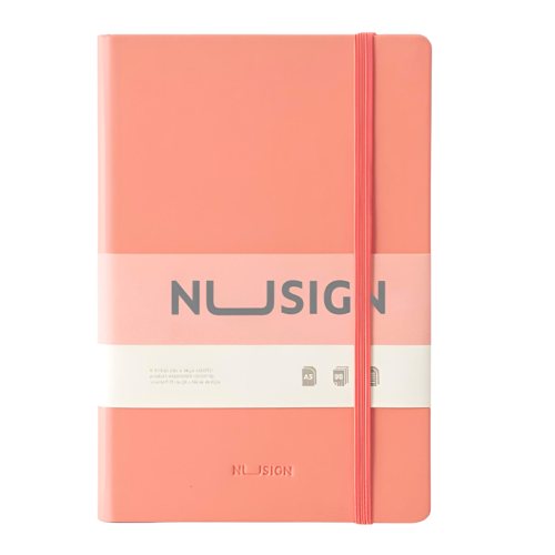 Leather Cover Notebook NS281-PK
A5:210*140mm:96 sheets, pink
Deli