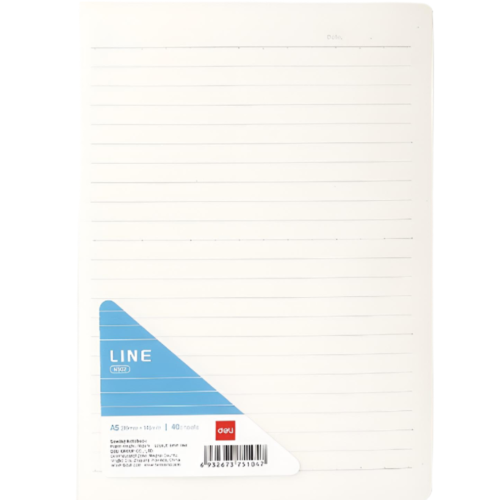 Sewing Notebook N502
A5:40sheets:PP cover Transparent
Deli