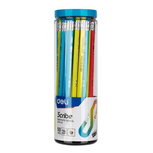 Wood Pencil With Eraser Ref U51006
2B Scribe [Pk 50]
Deli