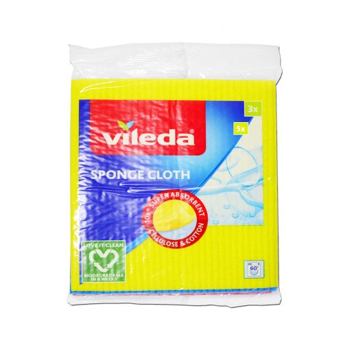 Sponge Cloth Ref FH182
W180*D200mm, Assorted Colours [Pk 5]
Vileda
