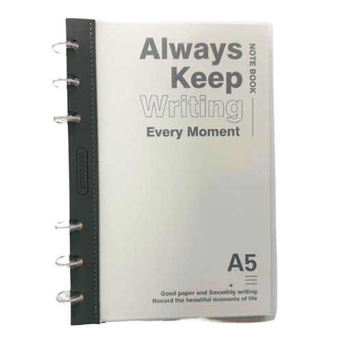 Spiral Notebook E930-3
A5:Always keep writing
MeliMelo