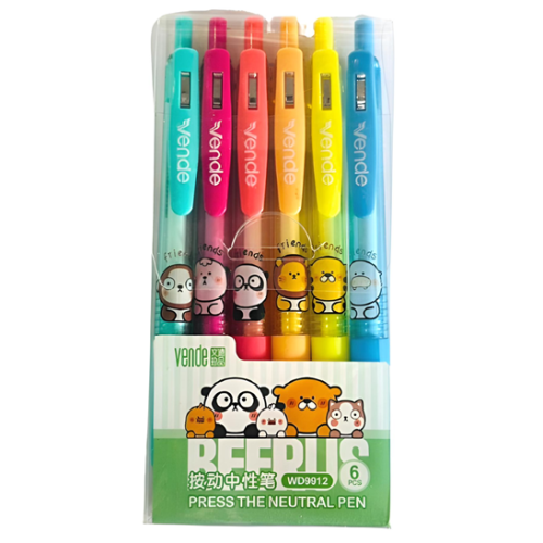 Coloured pen WD9912
Gel Pen [Pk 6]colourful
MeliMelo