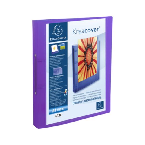 Ring Binder A4 Ref 54769E
2 O-Ring, kreacover 30mm, Assorted Colours
Exacompta
