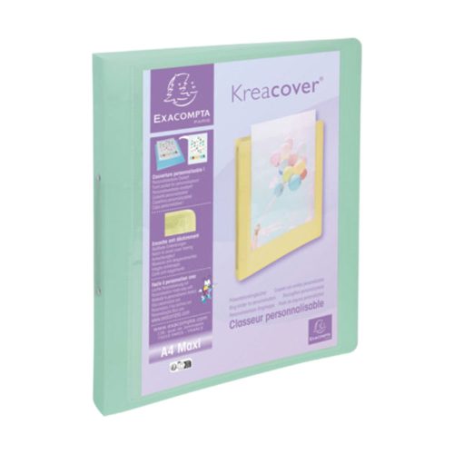 Ring Binder A4 Ref 54779E
2 O-Ring, 30mm, Kreacover Assorted Pastel Colours
Exacompta