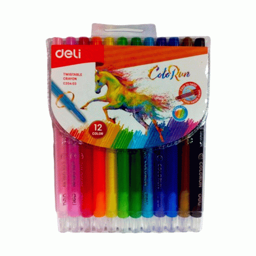 Twistable Crayon Ref C20403
12 Colors
Deli