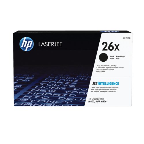 Toner Cartridge HP 26X Ref CF226X
Black 9000 Pages
Hewlett Packard