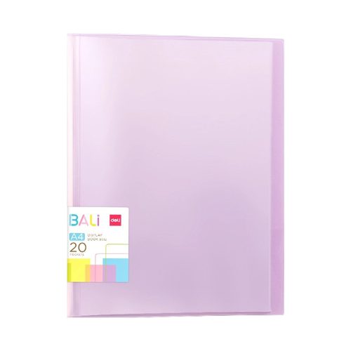 Display Book Ref B032
A4,20 Pockets , Ass Colors
Deli