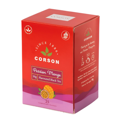 Tea Bags
Fruity (Passion) 50g
Corson