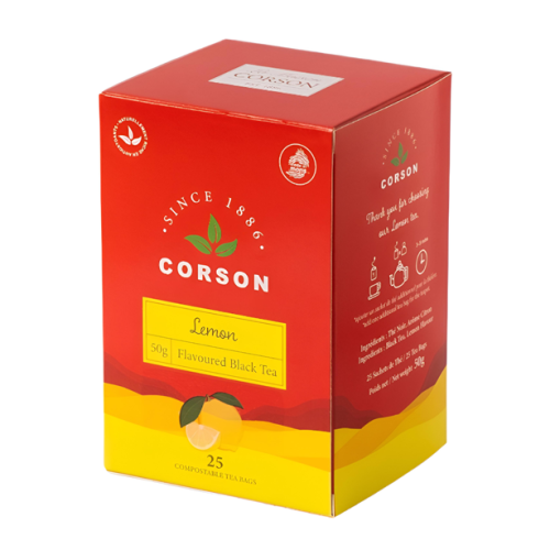 Tea Bags
50g Lemon [Pk 25]
Corson