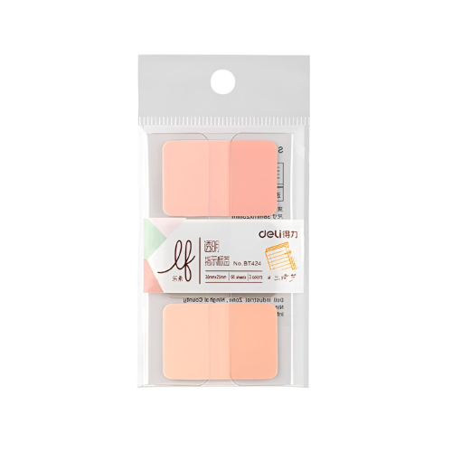 Sticky Notes Ref BT424
S:38*25 mm:66 sheets
Deli