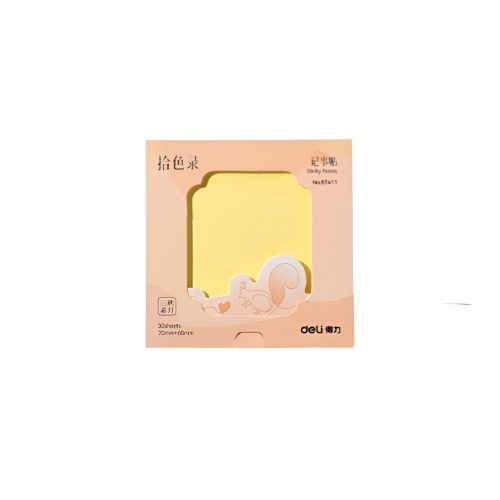 Sticky Notes Ref BT411
S:70*70mm:30 sheets
Deli