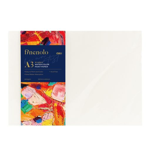 Paper Watercolor C270-A3
A3:16 sheets:300g
Deli