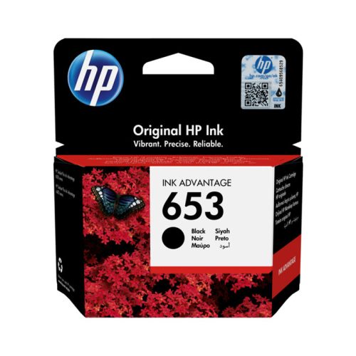 Inkjet Cartridge HP 653
Black
Hewlett Packard