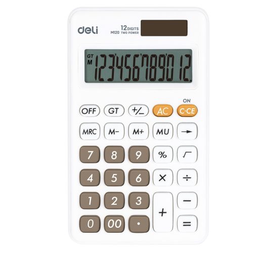 Portable Calculator
12 digits:white
Deli