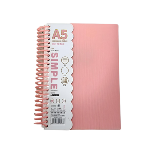 Notebook Spiral Ref 41125
A5:120pg Simple
MeliMelo