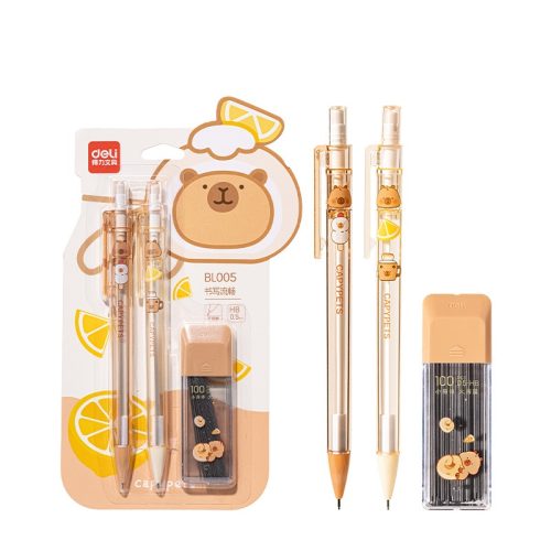 Mechanical Pencil Set Ref BL005
0.5mm + set 2
Deli